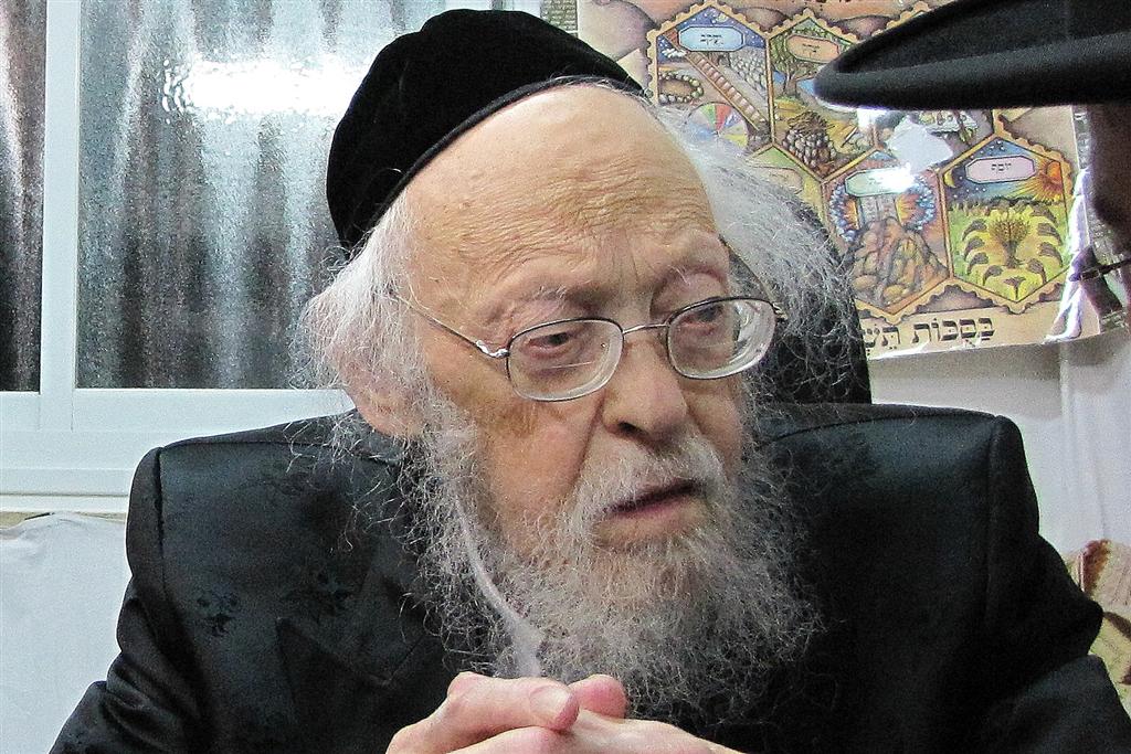 מרן פוסק הדור הגרי''ש אלישיב שליט''א (צילום: אנ''ש)